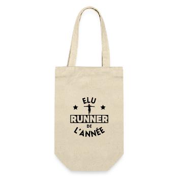 Élu runner de l'année noir - Sac à bouteille - nature - Devant