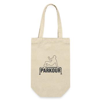 freerunning cityparkour PARKOUR-life - Gift Bag for Bottles - nature - Front