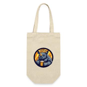 Bande dessinée de bière de rhinocéros - Sac à bouteille - nature - Devant