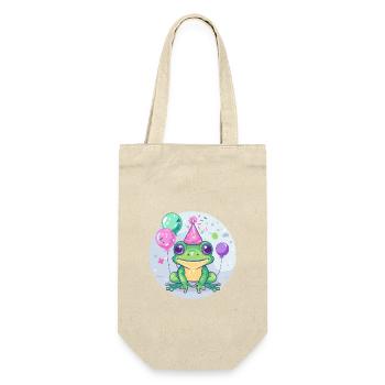 Grenouille Anniversaire Bande Dessinée - Sac à bouteille - nature - Devant
