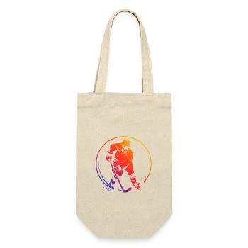 Hockey Player Colorful - Gift Bag for Bottles - nature - Front