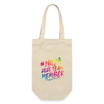 Ibiza 2025 Team Colorful - Gift Bag for Bottles - nature - Front