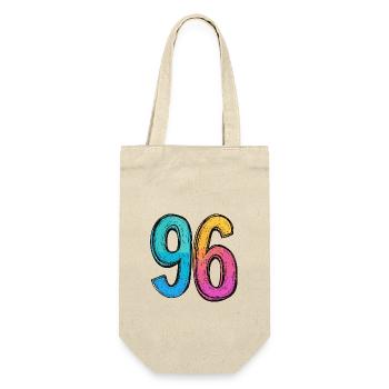 96 Symbole numérique - Sac à bouteille - nature - Devant