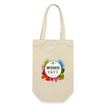 Mexiko 2025 Bunt - Geschenkbeutel für Flaschen - Natur - Vorne