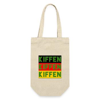 DEUTSCHLAND KIFFT - KIFFEN - KIFFEN - KIFFEN - Geschenkbeutel für Flaschen - Natur - Vorne