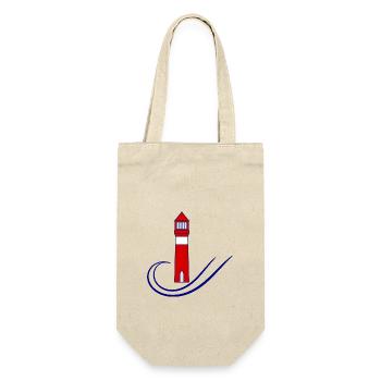 PHARE. MER. OCEAN. NATURE. VACANCES.VOYAGE - Sac à bouteille - nature - Devant
