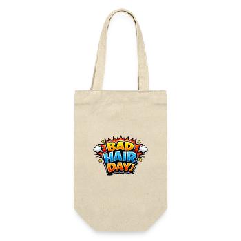 Bad Hair Day Comic Explosion - Gift Bag for Bottles - nature - Front