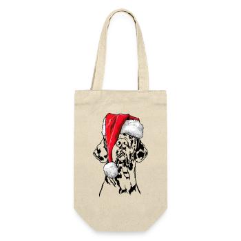 Père Noël Grand Dague Chiens de Noël Wilsigns - Sac à bouteille - nature - Devant