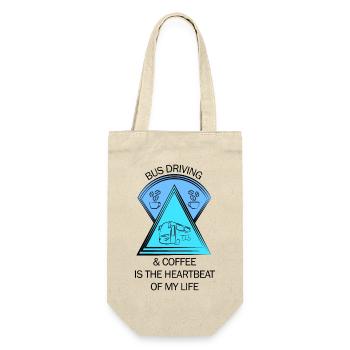 Bus Bus Driver School Bus Bus Driver Coffee - Gift Bag for Bottles - nature - Front