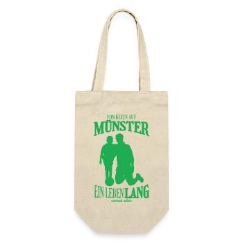 Münster Football Tradition Gift - Gift Bag for Bottles - nature - Front