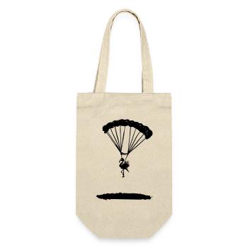 TRANSPORTER Flamingo Clan - Gift Bag for Bottles - nature - Front