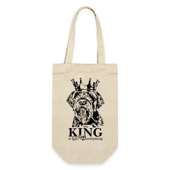 Korthals Griffon King of everything dogs - Gift Bag for Bottles - nature - Front