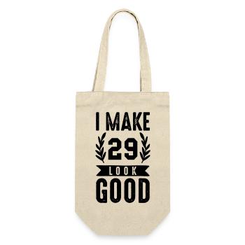 look good 29 - Gift Bag for Bottles - nature - Front