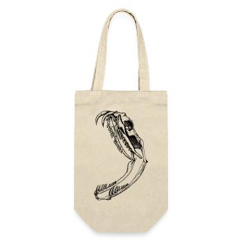 Crâne de serpent - Sac à bouteille - nature - Devant