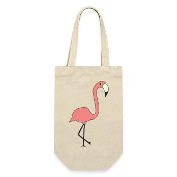 Flamingo - Gift Bag for Bottles - nature - Front