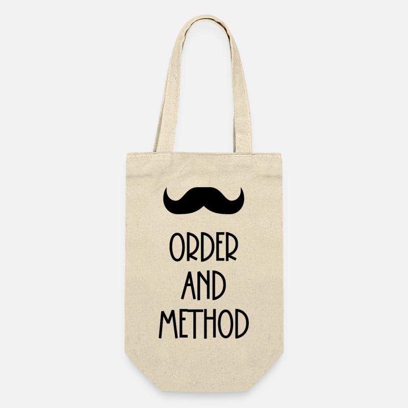 Order and method Poirot mustache - Gift Bag for Bottles - nature