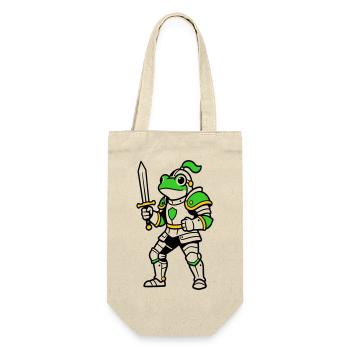 Frog Knight - Gift Bag for Bottles - nature - Front