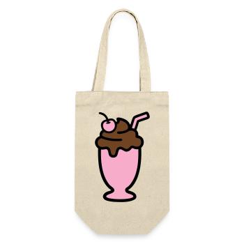 Icône de la glace milkshake - Sac à bouteille - nature - Devant