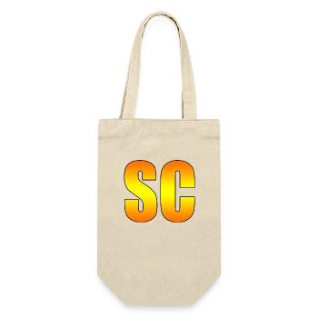 SC (Safety Car) Formula Game Real LIFE Logo - Gift Bag for Bottles - nature - Front