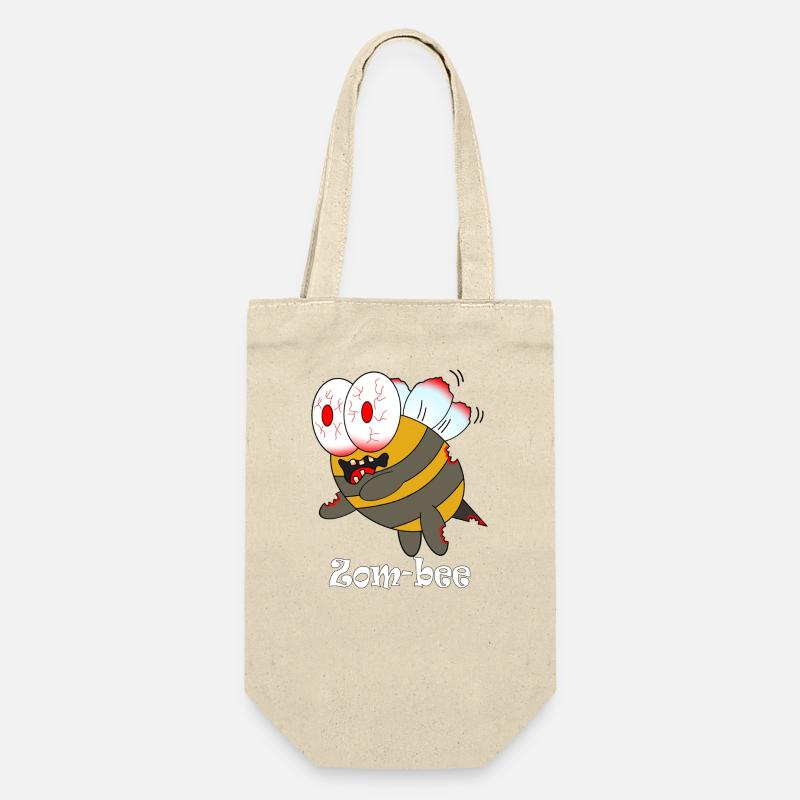 zom bee - Geschenkbeutel für Flaschen - Natur
