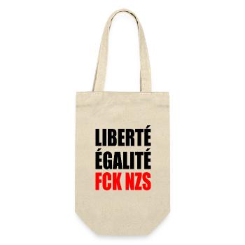 Liberté Égalité FCK NZS - Gift Bag for Bottles - nature - Front