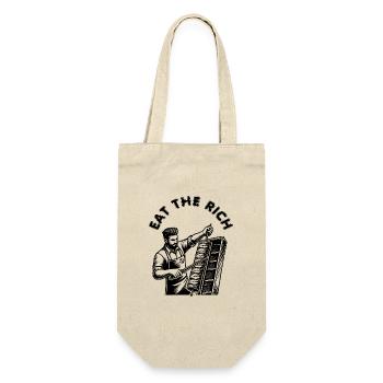 Eat the rich - Gift Bag for Bottles - nature - Front