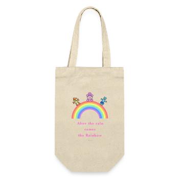 After the rain comes the Rainbow! - Gift Bag for Bottles - nature - Front