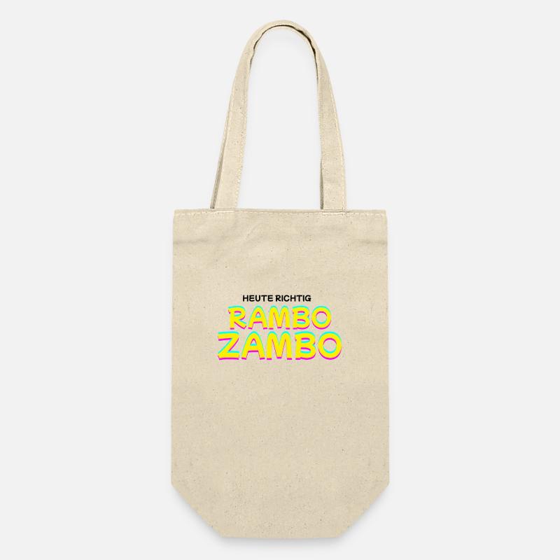 Heute Richtig: RAMBO ZAMBO - Geschenkbeutel für Flaschen - Natur