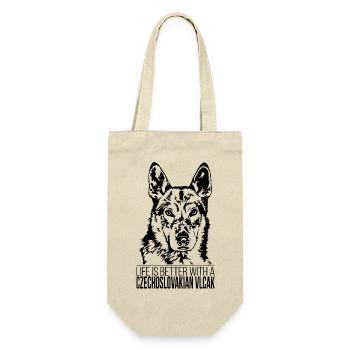 La vie tchécoslovaque de Vlcak est meilleure Dog Wilsigns - Sac à bouteille - nature - Devant