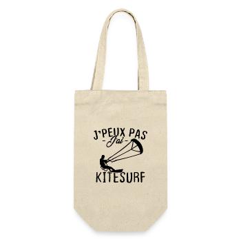 J'peux pas j'ai Kitesurf - Sac à bouteille - nature - Devant