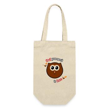 Owl love - Gift Bag for Bottles - nature - Front