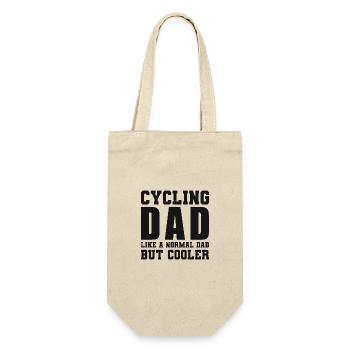 Bicycle Saying Dad Mountain Bike Cycling - Gift Bag for Bottles - nature - Front