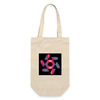 ART. DESIGN. GEEK. VINTAGE. GRAPHIQUE. MANGA - Sac à bouteille - nature - Devant