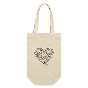 Love Amour - Gift Bag for Bottles - nature - Front