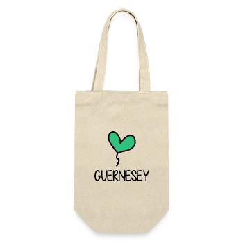 GUERNSEY. UNITED KINGDOM. ENGLAND - Gift Bag for Bottles - nature - Front