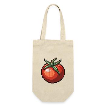 Tomato Pixel Icon - Gift Bag for Bottles - nature - Front