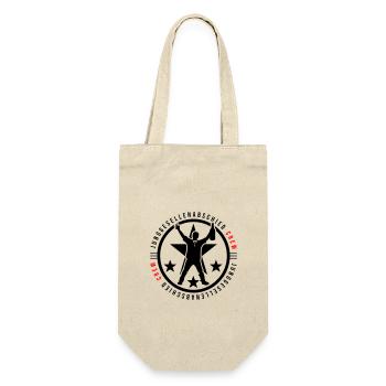 Junggesellen Abschied Crew - Geschenkbeutel für Flaschen - Natur - Vorne