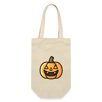 Pumpkin Halloween Comic - Gift Bag for Bottles - nature - Front