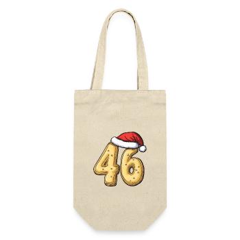 46 Nombre Noël - Sac à bouteille - nature - Devant