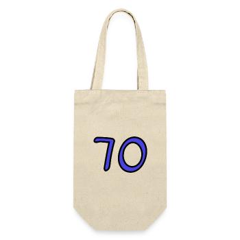 ANNIVERSARY. HAPPY BIRTHDAY. HAPPY BIRTHDAY. - Gift Bag for Bottles - nature - Front