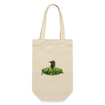 Frohe Ostern Lamm - Geschenkbeutel für Flaschen - Natur - Vorne