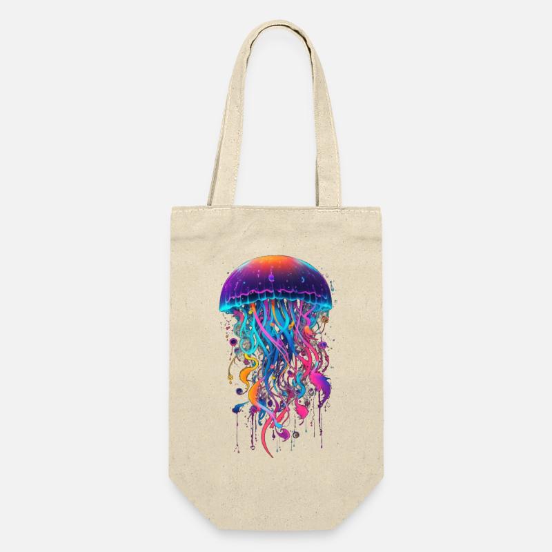 Jellyfish - Gift Bag for Bottles - nature