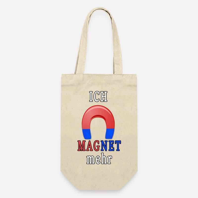 Ich magnet - Geschenkbeutel für Flaschen - Natur