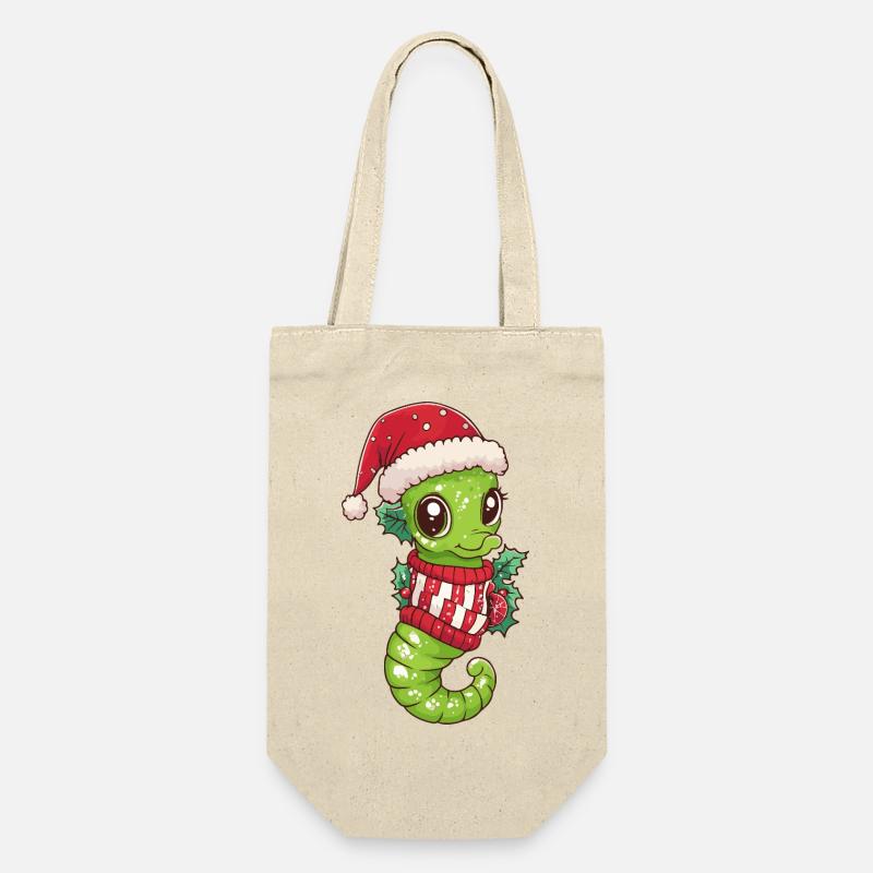 Noël de l’hippocampe - Sac à bouteille - nature