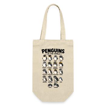 Cute penguins species of the world cute penguin - Gift Bag for Bottles - nature - Front