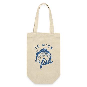 T-shirt pour Pêcheur-Je m'en fish - Sac à bouteille - nature - Devant