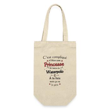 Princesse Et Waterpolo - Sac à bouteille - nature - Devant