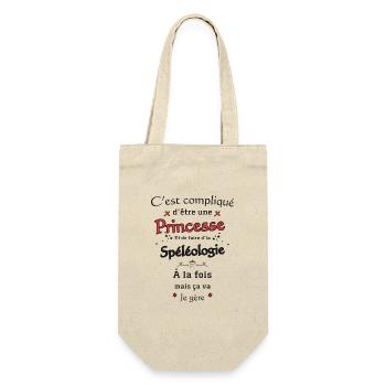 Princesse Et Spéléologie - Sac à bouteille - nature - Devant