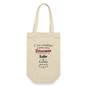 Princesse Et Roller - Sac à bouteille - nature - Devant