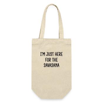 Cool Yoga Saying Gift Yogi - Gift Bag for Bottles - nature - Front
